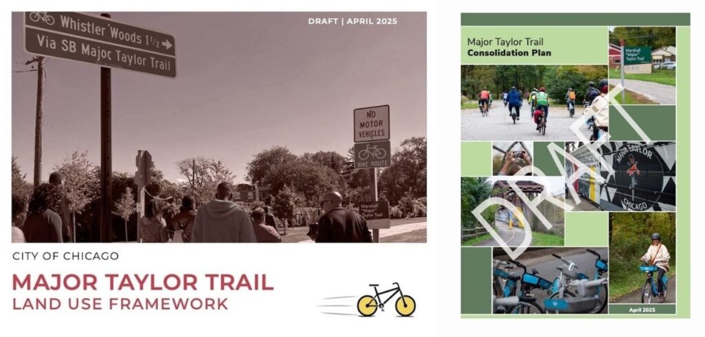 covers of two new reports - from left Land Use Framework and Consolidation Plan (Draft)
